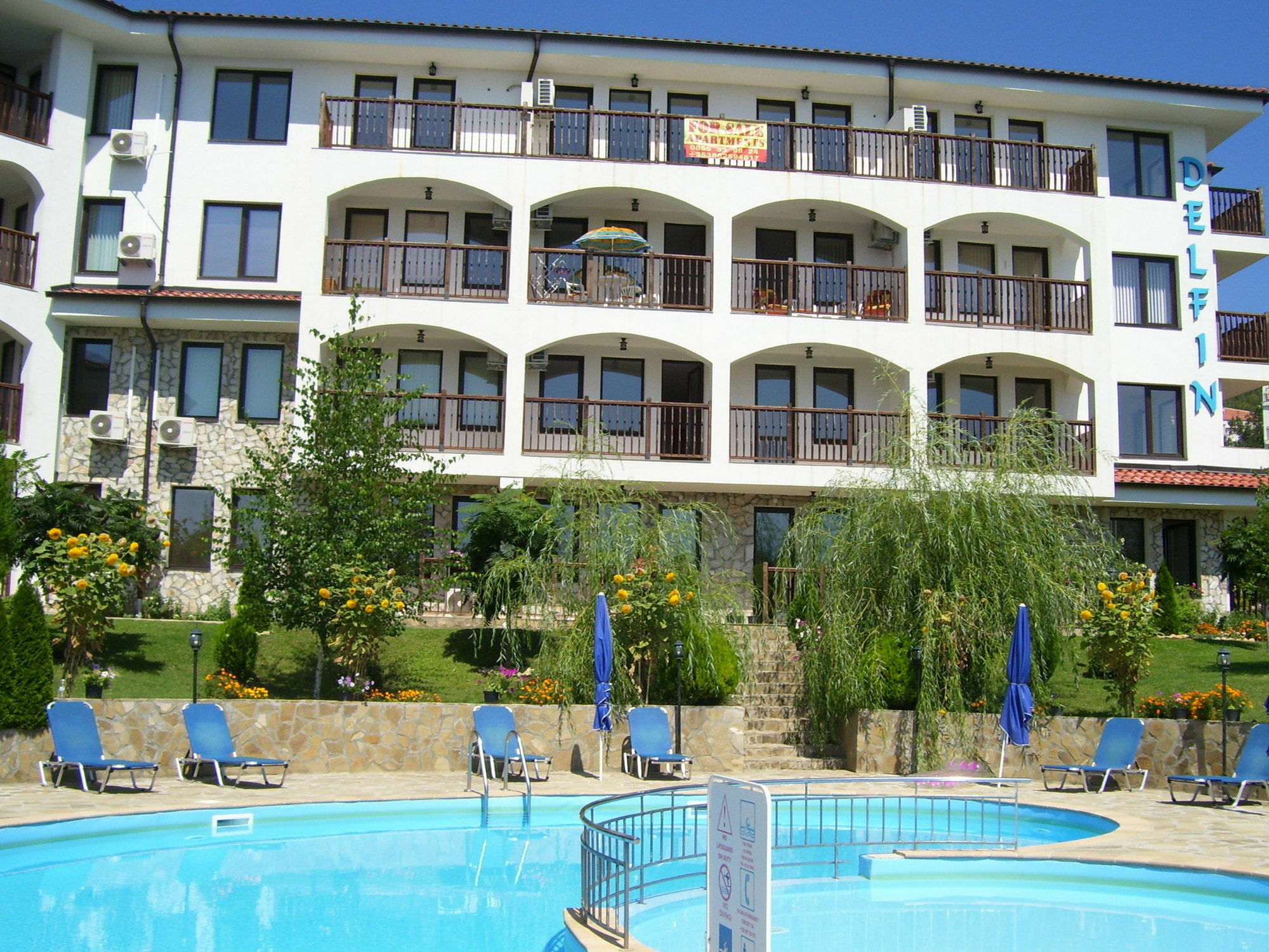 Delfin Apart Complex Sveti Vlas Exterior foto